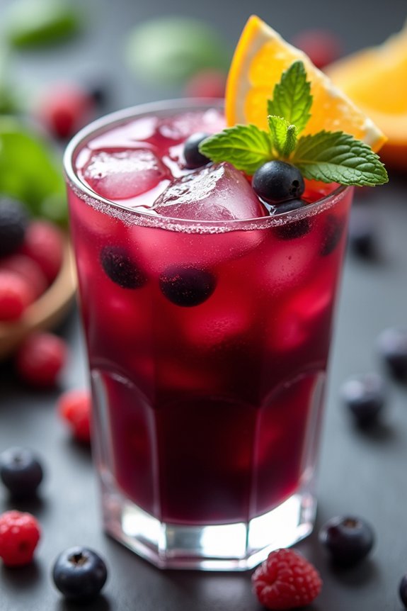 berry infused antioxidant juice