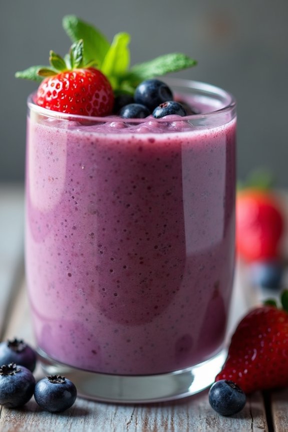 berry packed nutrient smoothie