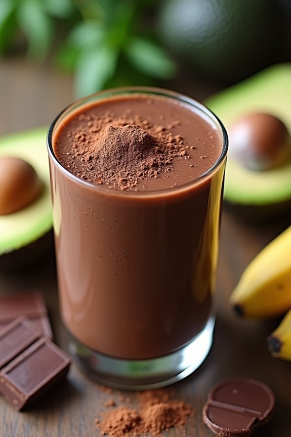 chocolate avocado smoothie recipe