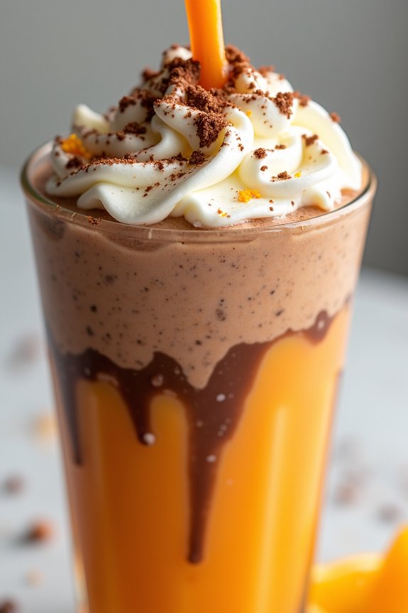 chocolate orange smoothie delight