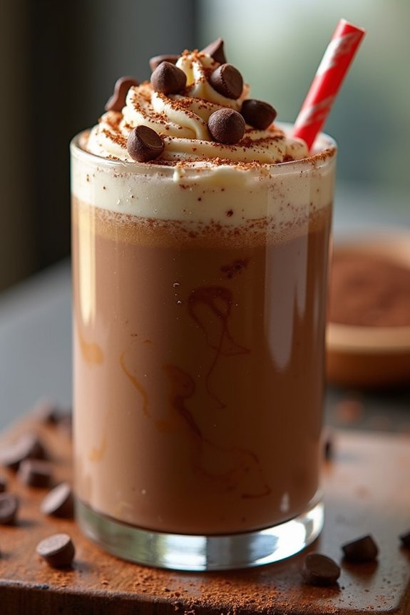 chocolate peanut butter smoothie