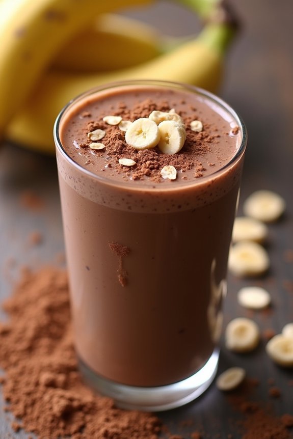 chocolate peanut butter smoothie