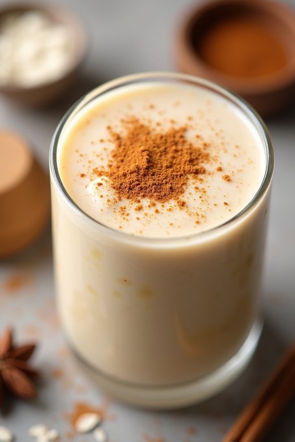 cozy spiced chai smoothie
