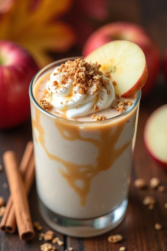 creamy spiced apple yogurt