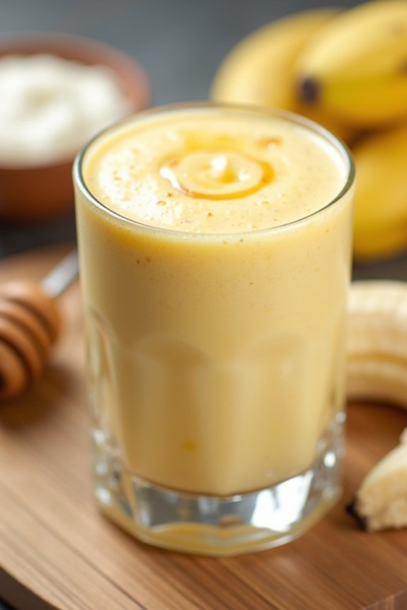 delicious nutritious banana smoothie