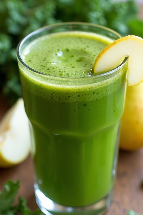 kale and pear juice recipe