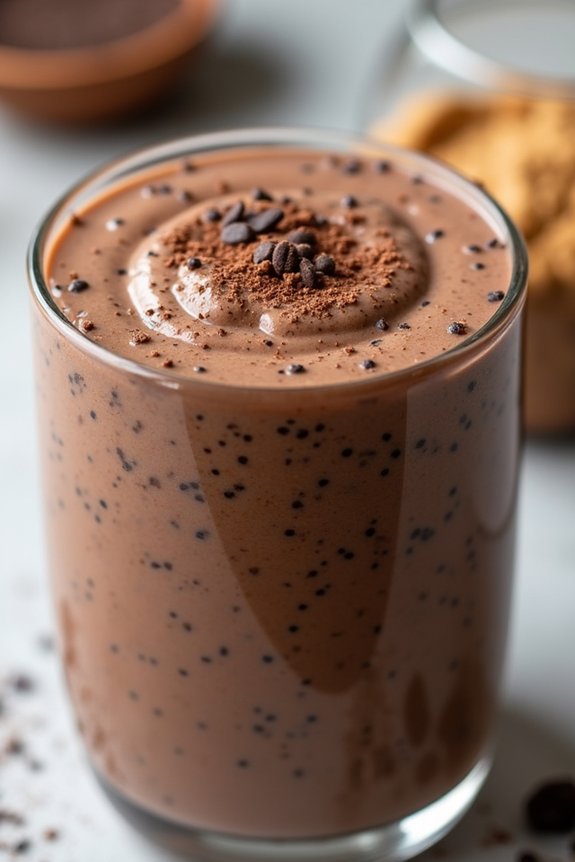 keto chocolate peanut butter smoothie