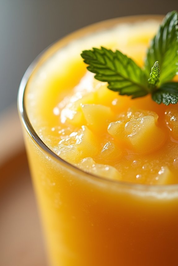 mango peach smoothie delight