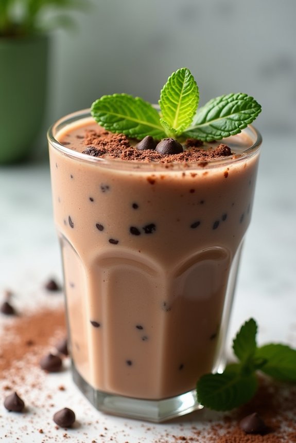 minty chocolatey healthy delight