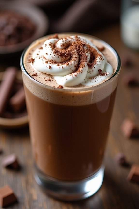 mocha espresso chocolate smoothie