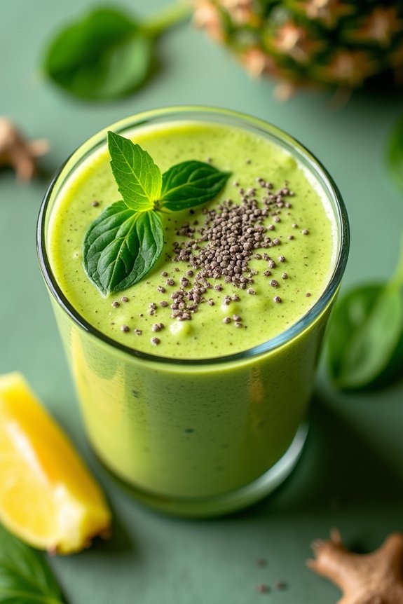 nourishing detoxifying green smoothie