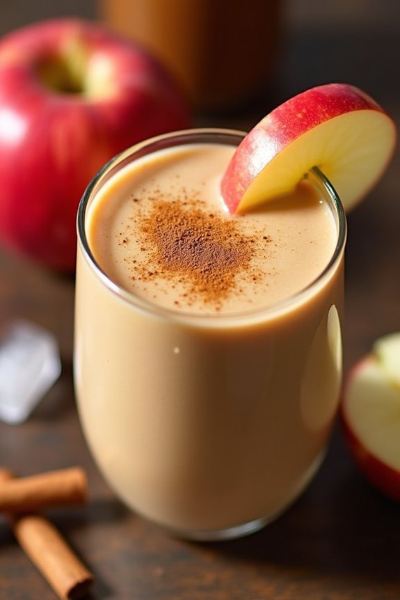 nutritious apple cinnamon smoothie