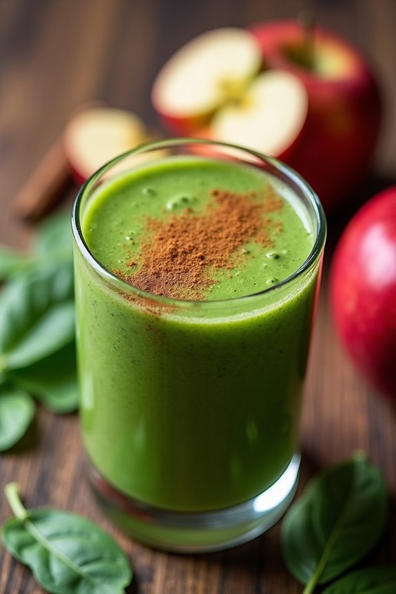 nutritious apple cinnamon smoothie