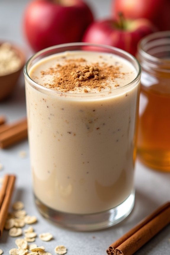 nutritious apple pie smoothie