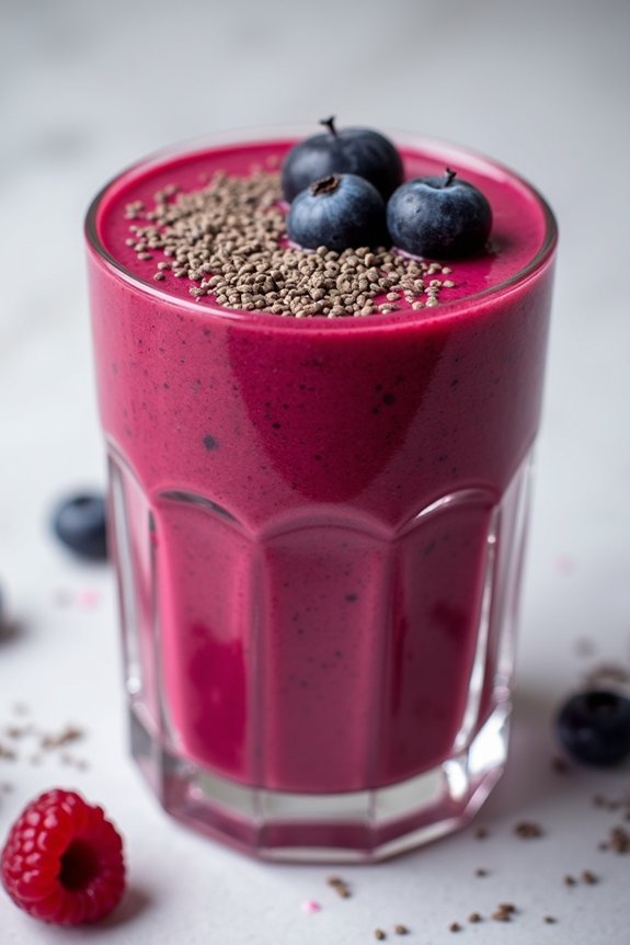 nutritious berry beet smoothie