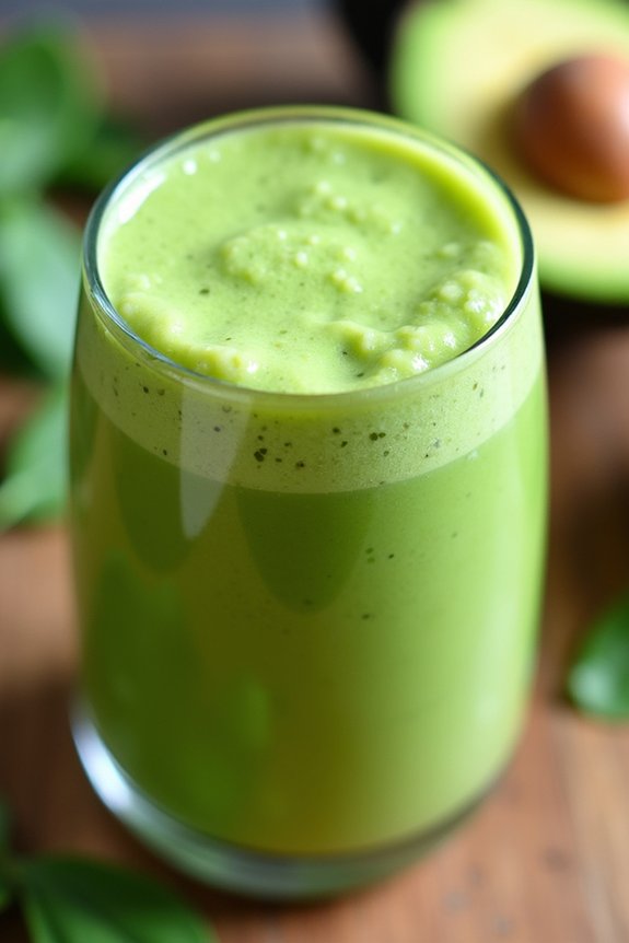 nutritious green keto smoothie