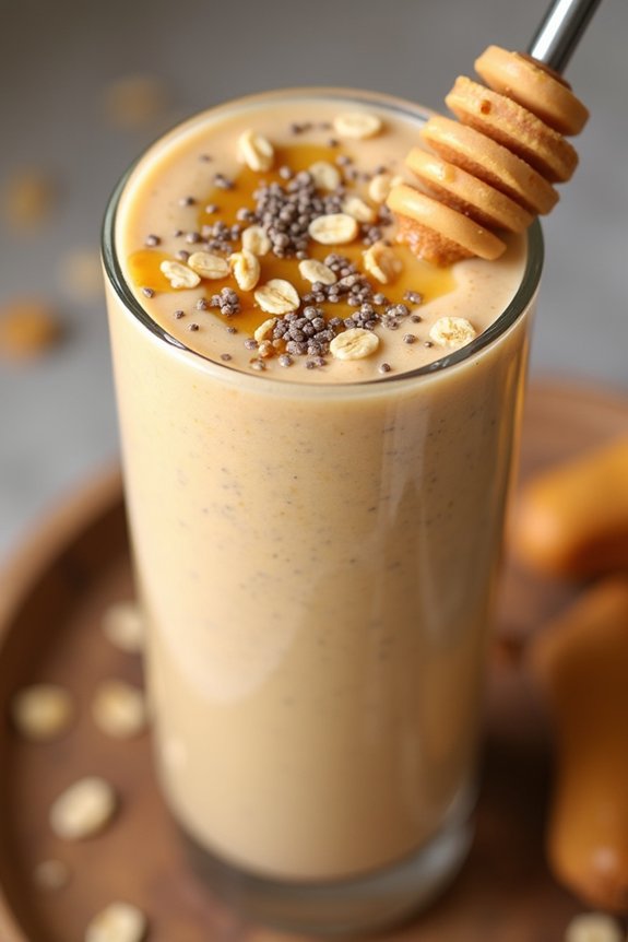 nutritious peanut butter smoothie