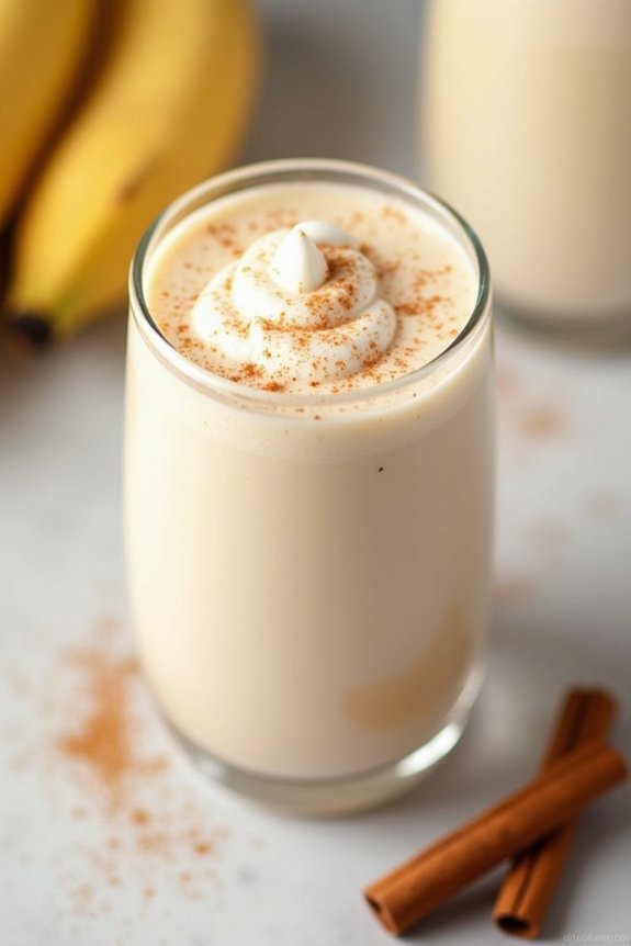 nutritious vanilla cinnamon shake