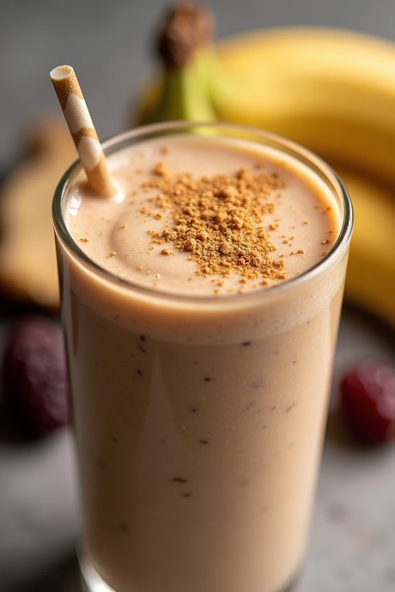 nutty digestive health smoothie