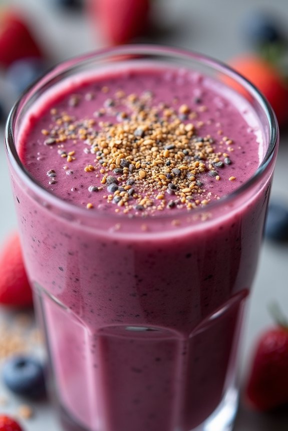 protein packed berry smoothie recipe