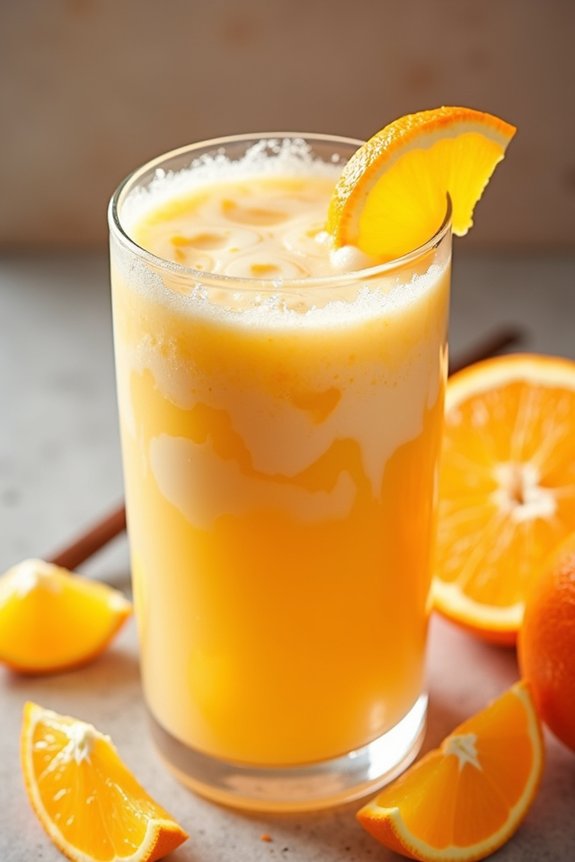 protein rich orange smoothie recipe