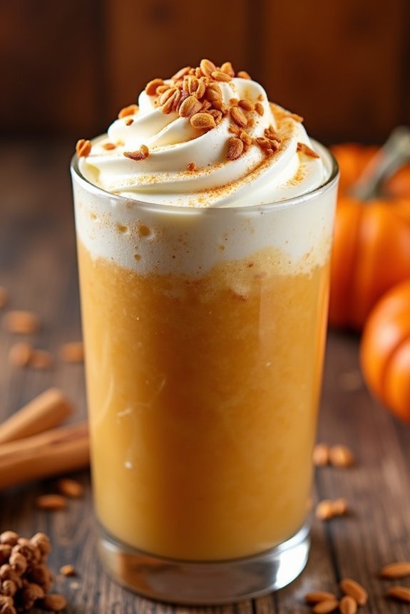 pumpkin spice protein smoothie