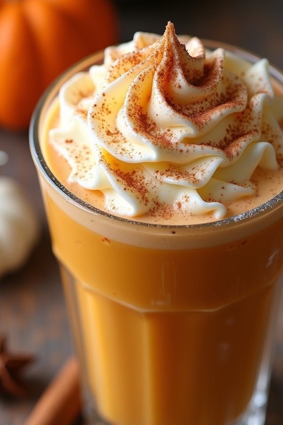 pumpkin spice protein smoothie