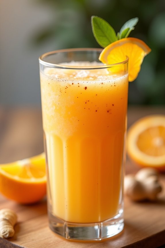 revitalizing ginger citrus smoothie