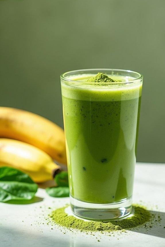 revitalizing matcha green smoothie