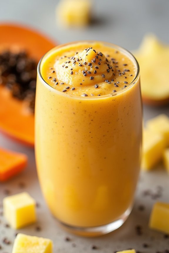 tropical digestive smoothie recipe