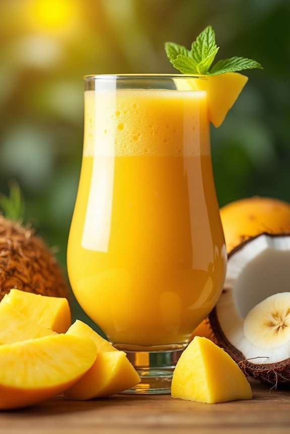 tropical fruit smoothie recipe