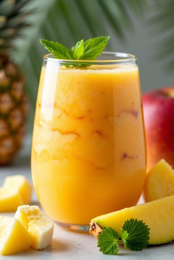tropical fruit smoothie recipe