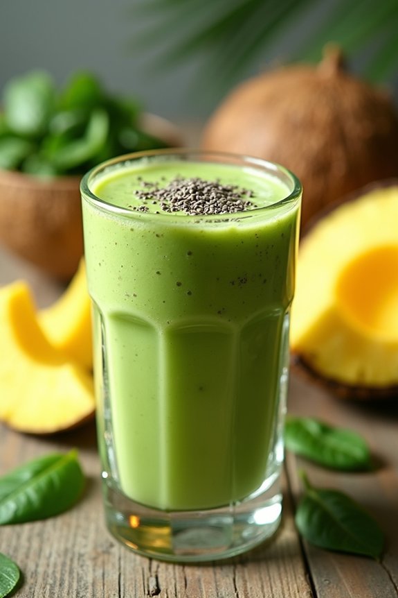 tropical green smoothie recipe