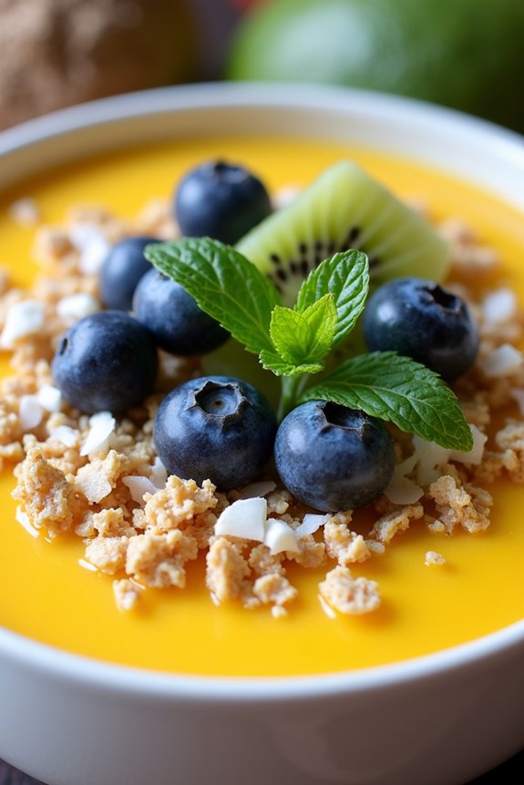 tropical mango smoothie bowl