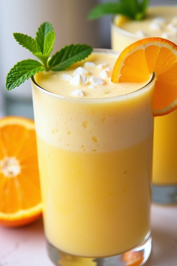 tropical orange creamsicle smoothie