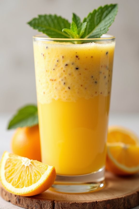 tropical smoothie with antioxidants