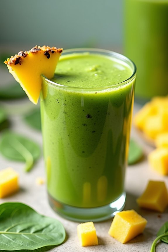 tropical spinach smoothie recipe