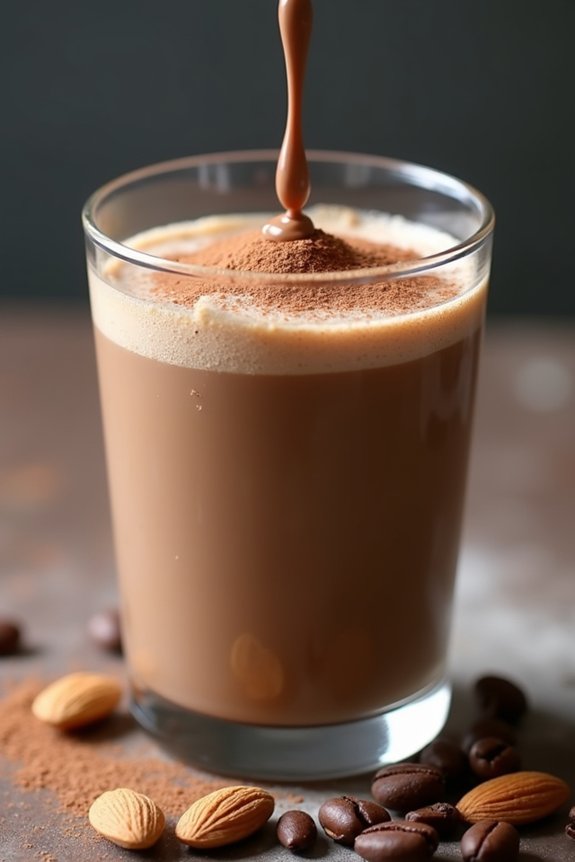 almond coffee protein shake