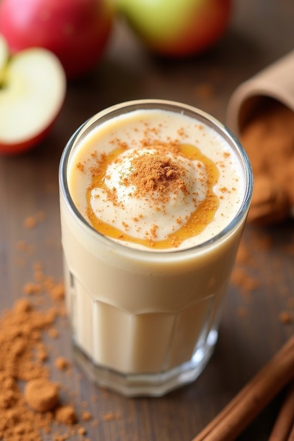 apple cinnamon protein shake