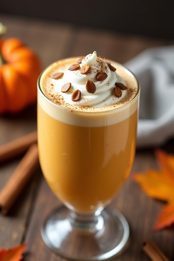 autumn inspired protein shake recipe