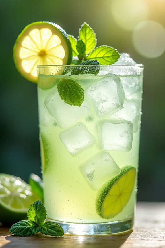 basil lime lemonade recipe