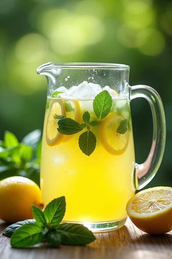 basil mint lemonade recipe