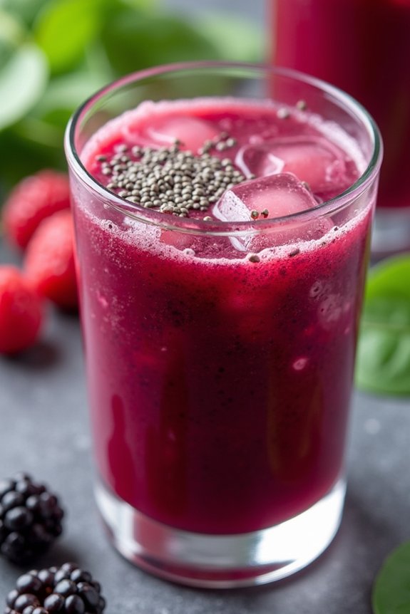 berry antioxidant detox juice