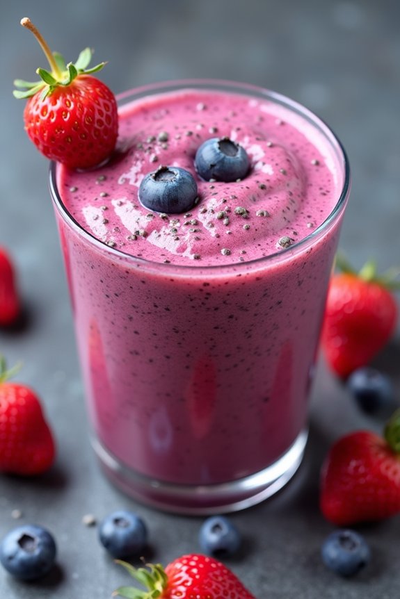 berry blast protein shake