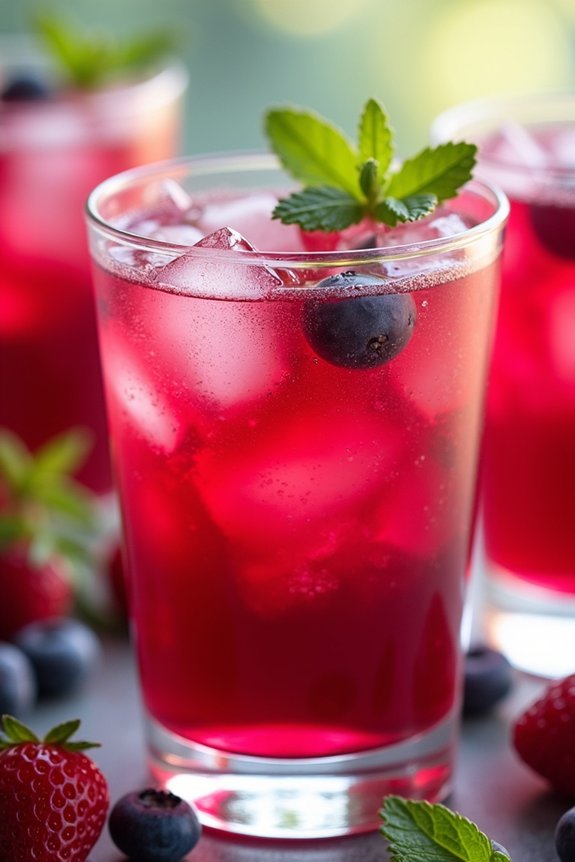 berry blast refreshing juice