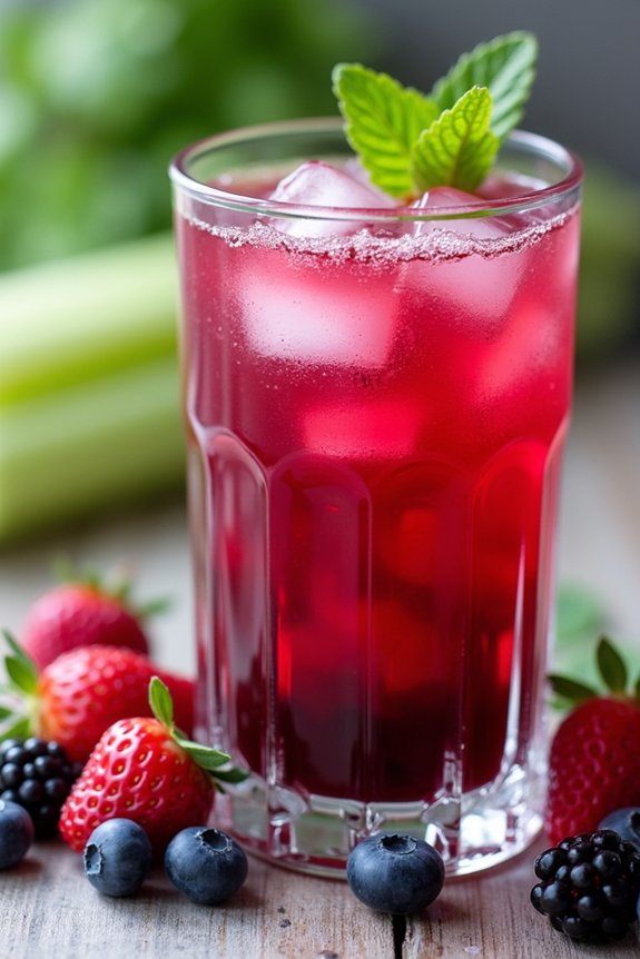 berry celery juice recipe