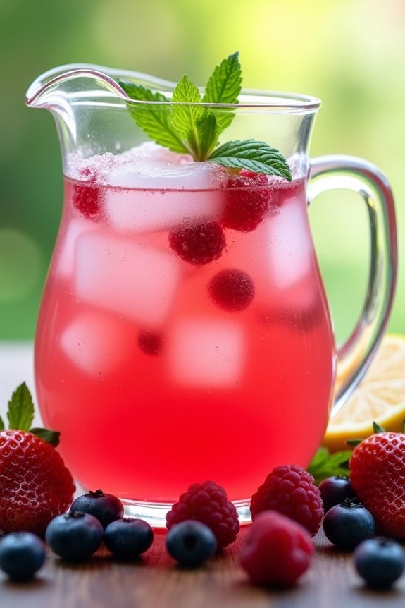 berry infused honey lemonade recipe
