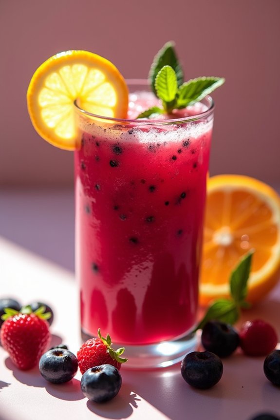 berry infused juice cleanse recipe