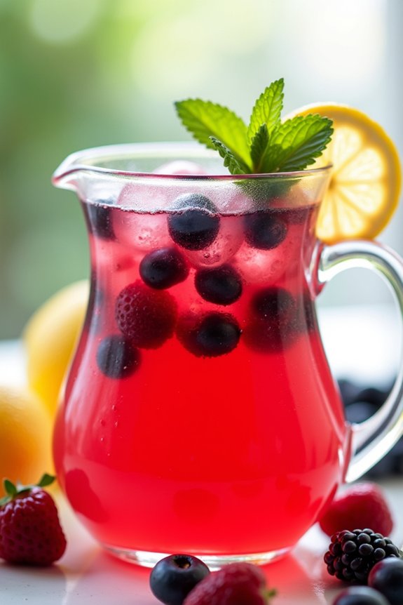 berry infused lemonade recipe