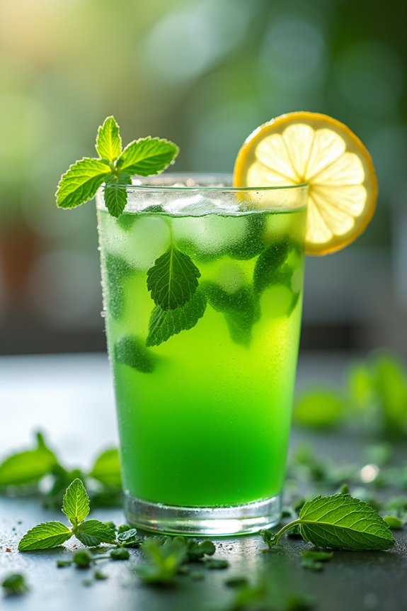 bitter melon mint juice